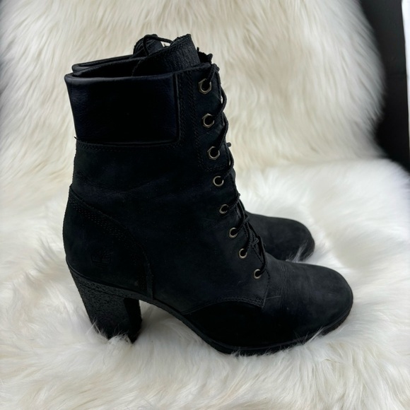 TIMBERLAND BRINDA LACE UP ANKLE HEELS BOOTS SHOES SIZE 9 - Picture 3 of 11